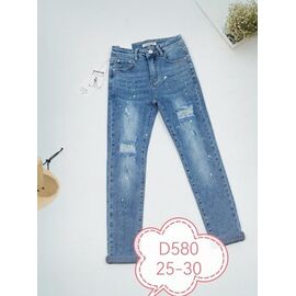Фотография Джинсы женские D580 blue р.25-30 "NewJeans" недорого оптом от прямого поставщика