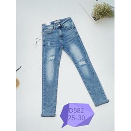 Фотография Джинсы женские D582 blue р.25-30 "NewJeans" недорого оптом от прямого поставщика