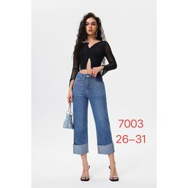 Фотография Джинсы женские 7003 blue р.26-31 "NewJeans" недорого оптом от прямого поставщика