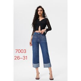 Фотография Джинсы женские 7003 navy р.26-31 "NewJeans" недорого оптом от прямого поставщика