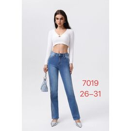Фотография Джинсы женские 7019 blue р.26-31 "NewJeans" недорого оптом от прямого поставщика