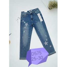 Фотография Джинсы женские D575 blue р.25-30 "NewJeans" недорого оптом от прямого поставщика