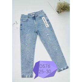 Фотография Джинсы женские D576 l.blue р.25-30 "NewJeans" недорого оптом от прямого поставщика