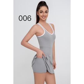 Фотография Костюм спортивный женский J0006 l.grey р.S-XL "NewJeans" недорого оптом от прямого поставщика