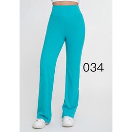 Фотография Штаны спортивные женские 034 l.blue р.S-XL "NewJeans" недорого оптом от прямого поставщика
