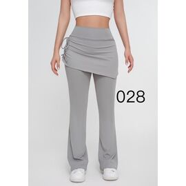 Фотография Штаны спортивные женские J0028 l.grey р.S-XL "NewJeans" недорого оптом от прямого поставщика