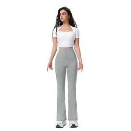 Фотография Штаны спортивные женские 039 l.grey р.S-XL "NewJeans" недорого оптом от прямого поставщика