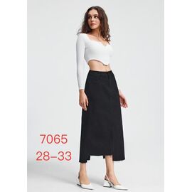 Спідниця жіноча 7065 black р.28-33 "NewJeans" недорого оптом від прямого постачальника