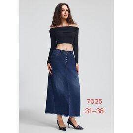 Спідниця жіноча 7035 navy р.31-38 "NewJeans" недорого оптом від прямого постачальника