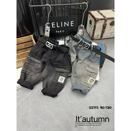 Фотография Джинсы детские на девочку 22717 black р.90-130 "Meloria" недорого оптом от прямого поставщика