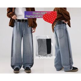 Фотография Джинсы детские на мальчика 26219-0 l.blue р.26-30 "Meloria" недорого оптом от прямого поставщика