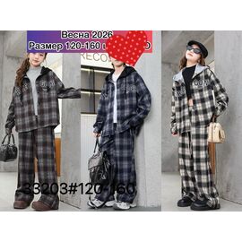 Костюм дитячий на дівчинку 33203 brown р.120-160 "Meloria" недорого оптом від прямого постачальника