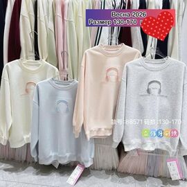 Фотография Свитер детский на девочку 88571 l.beige р.130-170 "Meloria" недорого оптом от прямого поставщика