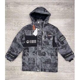 Курка дитяча зимова на хлопчика NW105-928 grey р.8-16 "MirWear kids" недорого оптом від прямого постачальника