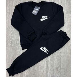 Костюм дитячий спортивний теплий на хлопчика NW207-1005-1001-1 black р.4-8 "MirWear kids" недорого оптом від прямого постачальника