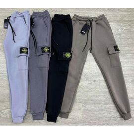 Штани дитячі спортивні зимові на хлопчика NW26-1006-3 beige р.13-17 "MirWear kids" недорого оптом від прямого постачальника