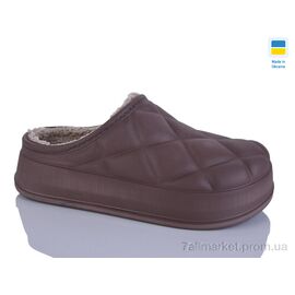 Фотография Сабо для женщин летние зима С111 коричневий (6 пар р.36-41) "Крок" недорого оптом от прямого поставщика