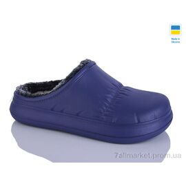 Фотография Сабо для женщин летние зима С114 синій (6 пар р.36-41) "Крок" недорого оптом от прямого поставщика