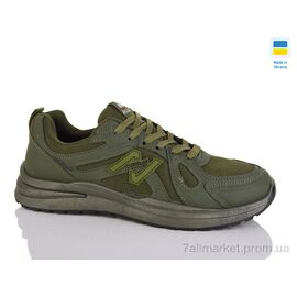 Кросівки чоловічі модні Весна/осінь 992 хакі (8 пар р.41-45) "Крок" недорого оптом від прямого постачальника