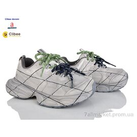 Фотография Кроссовки детские модные Весна/осень A871305 grey (7 пар р.31-37) "Clibee-Doremi" недорого оптом от прямого поставщика