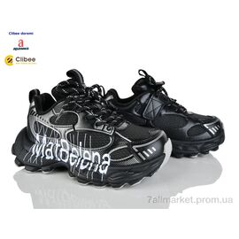 Фотография Кроссовки детские модные Весна/осень A87283 black (7 пар р.31-37) "Clibee-Doremi" недорого оптом от прямого поставщика