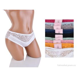 Фотография Трусы Весна/осень H108 (12281) mix (12 шт. р.сетка L-2XL) "Obuvok" недорого оптом от прямого поставщика