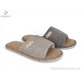 Фотография Тапки мужские домашние Весна/осень 25-36 mix (10 пар р.40-45) "Acorus" недорого оптом от прямого поставщика