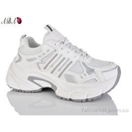 Фотография Кроссовки женские модные Весна/осень HK302-2 (8 пар р.36-41) "Aba" недорого оптом от прямого поставщика