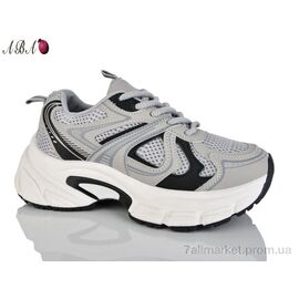 Фотография Кроссовки женские модные Весна/осень 301-5 (8 пар р.36-41) "Aba" недорого оптом от прямого поставщика