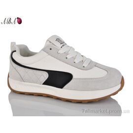 Фотография Кроссовки женские модные Весна/осень W801-4 (8 пар р.36-41) "Aba" недорого оптом от прямого поставщика