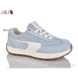 Фотография Кроссовки женские модные Весна/осень W801-5 (8 пар р.36-41) "Aba" недорого оптом от прямого поставщика