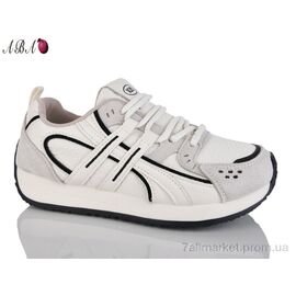Фотография Кроссовки женские модные Весна/осень W810-1 (8 пар р.36-41) "Aba" недорого оптом от прямого поставщика
