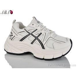 Фотография Кроссовки женские модные Весна/осень W807-2 (8 пар р.36-41) "Aba" недорого оптом от прямого поставщика