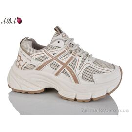 Фотография Кроссовки женские модные Весна/осень W807-3 (8 пар р.36-41) "Aba" недорого оптом от прямого поставщика