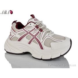 Фотография Кроссовки женские модные Весна/осень W807-4 (8 пар р.36-41) "Aba" недорого оптом от прямого поставщика