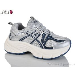 Фотография Кроссовки женские модные Весна/осень W807-5 (8 пар р.36-41) "Aba" недорого оптом от прямого поставщика