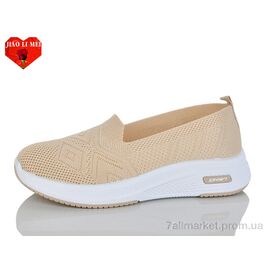 Фотография Слипоны женские тканевые Лето 212-5 (8 пар р.37-41) "Jiao Li Mei" недорого оптом от прямого поставщика