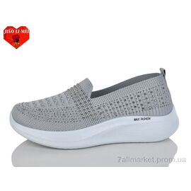 Фотография Слипоны женские тканевые Лето A6 (8 пар р.40-43) "Jiao Li Mei" недорого оптом от прямого поставщика