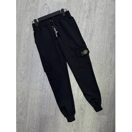 Штани дитячі спортивні на хлопчика NW412-214-3 black р.13-17 "MirWear kids" недорого оптом від прямого постачальника