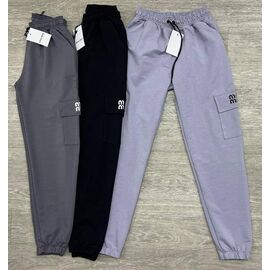 Штани дитячі спортивні на хлопчика NW453-294-3 l.grey р.13-17 "MirWear kids" недорого оптом від прямого постачальника