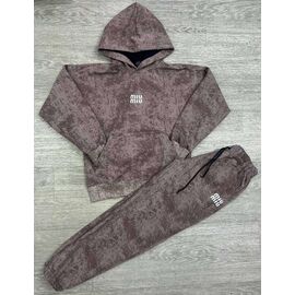 Костюм дитячий спортивний на хлопчика NW494-267-3 brown р.13-17 "MirWear kids" недорого оптом від прямого постачальника