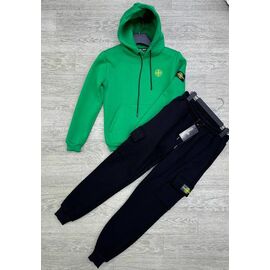 Костюм дитячий спортивний теплий на хлопчика NW74-1000-1006-2 green р.9-13 "MirWear kids" недорого оптом від прямого постачальника