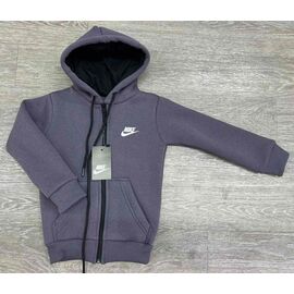 Кофта дитяча спортивна тепла на хлопчика NW8-1037-2 d.grey р.9-13 "MirWear kids" недорого оптом від прямого постачальника