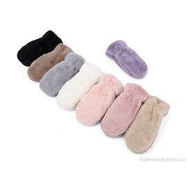 Фотография Варежки для женщин Зима M2-1 mix (12 шт. р.сетка One size) "TUZZI" недорого оптом от прямого поставщика