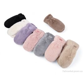 Фотография Варежки для женщин Зима M2-3 mix (12 шт. р.сетка One size) "TUZZI" недорого оптом от прямого поставщика