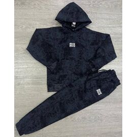 Костюм дитячий спортивний на хлопчика MR502-276-3 black р.13-17 "MirWear kids" недорого оптом від прямого постачальника