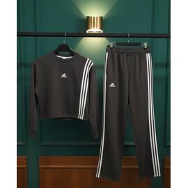 Фотография Костюм спортивный женский тёплый ZW1183 d.grey р.S-L "Zalov" недорого оптом от прямого поставщика