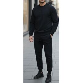 Костюм спортивний чоловічий ZW1191 black р.46-54 "Zalov" недорого оптом від прямого постачальника