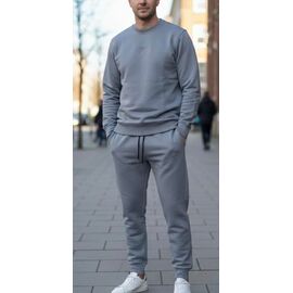 Костюм спортивний чоловічий ZW1194 grey р.46-54 "Zalov" недорого оптом від прямого постачальника