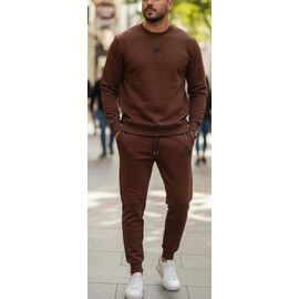 Костюм спортивний чоловічий ZW1195 brown р.46-54 "Zalov" недорого оптом від прямого постачальника